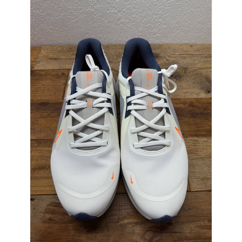 Nike Quest 5 Mens Running Shoes White Orange Thunder Blue DD0204-103 Size 12 - Picture 3 of 7